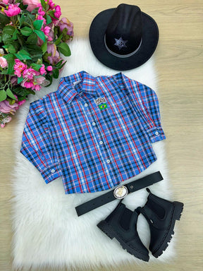 Camisa Junina Miss Cherry Rodeio Thomas - Elegância e Conforto para os Pequenos | Bebeloo Kids