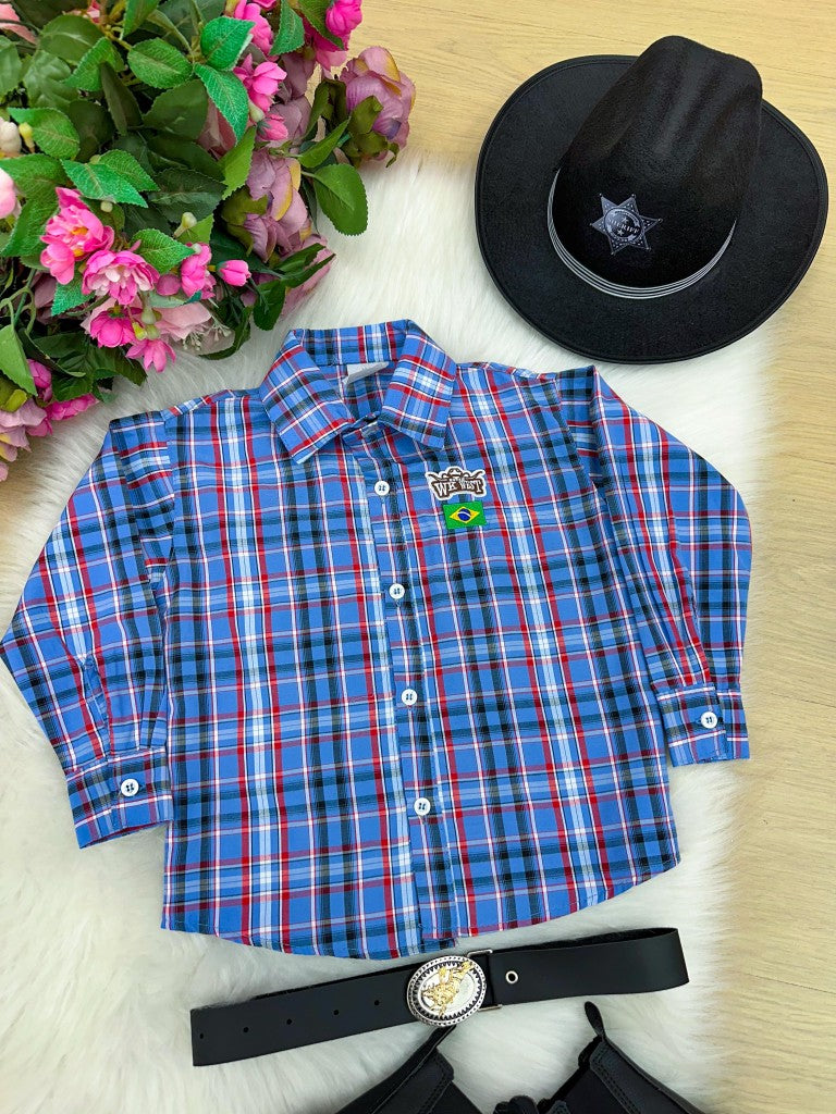 Camisa Junina Miss Cherry Rodeio Thomas - Elegância e Conforto para os Pequenos | Bebeloo Kids