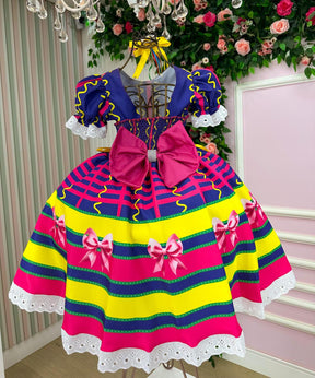 Vestido Marie Junino Luxo Arraiá da Farra - Leveza e Elegância para Meninas | Bebeloo Kids