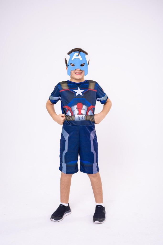 Fantasia Capitão America - Diversão e Encanto para Brincar | Bebeloo Kids
