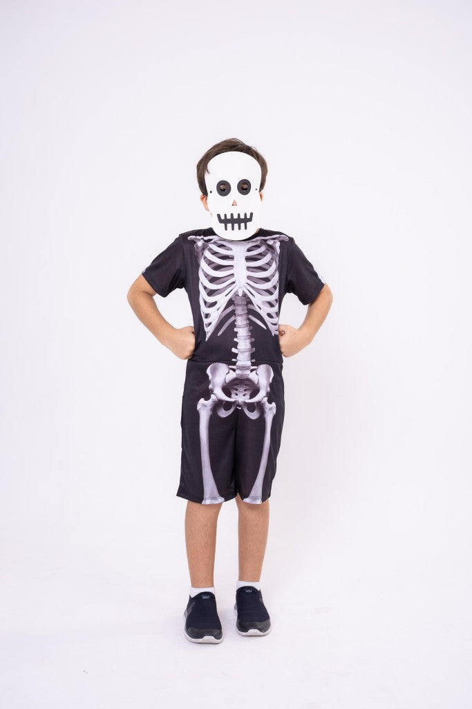 Fantasia Halloween Menino Esqueleto - Qualidade e Cuidado para os Pequenos | Bebeloo Kids