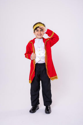 Fantasia Principe Principe Conde William Vermelho - Qualidade e Cuidado para os Pequenos | Bebeloo Kids