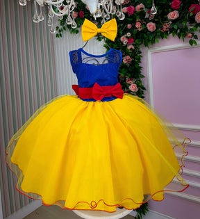 Fantasia Princesa Branca de Neve Modelo 2 - Qualidade e Cuidado para os Pequenos | Bebeloo Kids