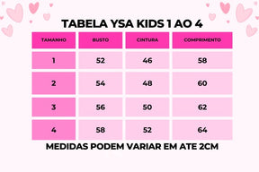 Vestido Ysa Kids Looney Tunes Baby Azul Bebe - Leveza e Elegância para Meninas | Bebeloo Kids