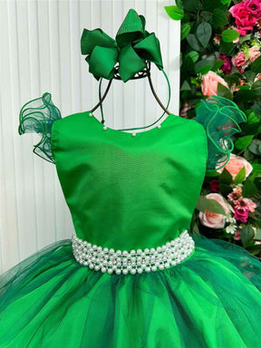 Vestido Marie Longo Amanda Verde Bandeira - Leveza e Elegância para Meninas | Bebeloo Kids