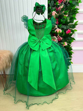 Vestido Marie Longo Amanda Verde Bandeira - Leveza e Elegância para Meninas | Bebeloo Kids