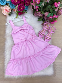 Vestido Blogueirinha Lola Rosa Bebe - Leveza e Elegância para Meninas | Bebeloo Kids