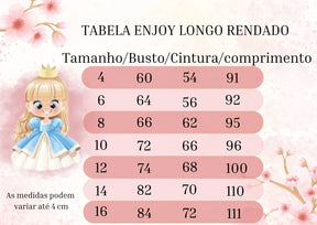 Vestido Enjoy Laura Longo Pink Rendado - Diversão e Encanto para Brincar | Bebeloo Kids