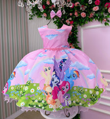 Vestido Tematico Ysa Kids My Little Poney - Leveza e Elegância para Meninas | Bebeloo Kids
