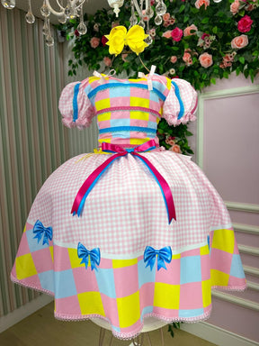 Vestido Marie Junino Luxo Arraia da Docura - Leveza e Elegância para Meninas | Bebeloo Kids