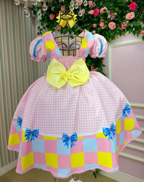Vestido Marie Junino Luxo Arraia da Docura - Leveza e Elegância para Meninas | Bebeloo Kids