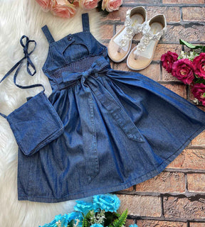 Vestido Princesa Bebeloo Kids Jeans Tik Tok - Diversão e Encanto para Brincar | Bebeloo Kids
