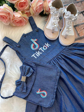 Vestido Princesa Bebeloo Kids Jeans Tik Tok | Bebeloo Kids