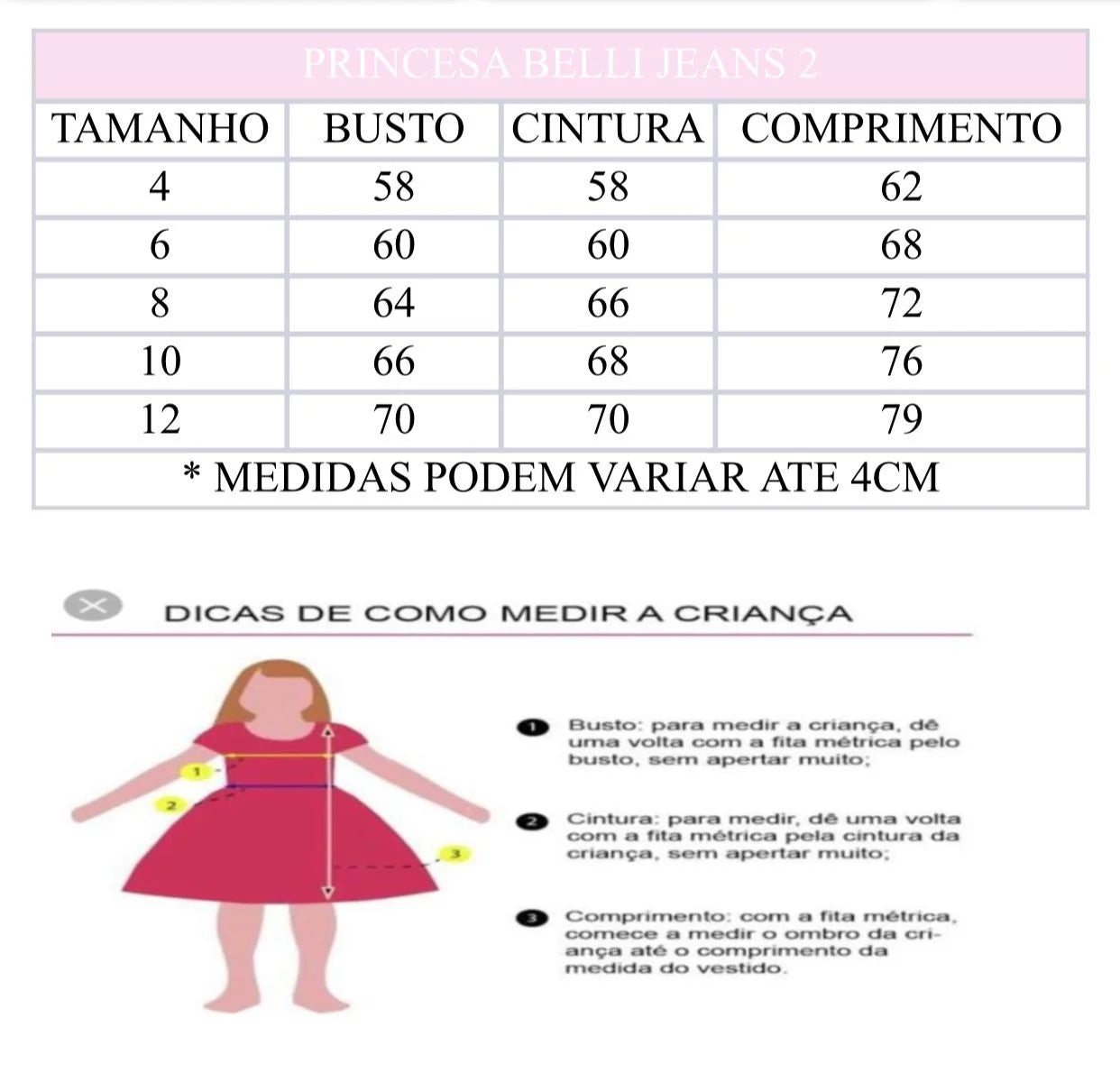Vestido Princesa Bebeloo Kids Jeans Tik Tok - Diversão e Encanto para Brincar | Bebeloo Kids