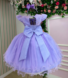 Vestido Marie Jardim Encantado Mel Lilás (VESTMRYKDSJRDENCTLILAS)