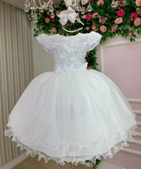 Vestido Marie Jardim Encantado Mel Branco (VESTMRYKDSJRDENCTBRN)