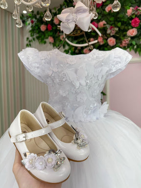 Vestido Marie Jardim Encantado Mel Branco (VESTMRYKDSJRDENCTBRN)