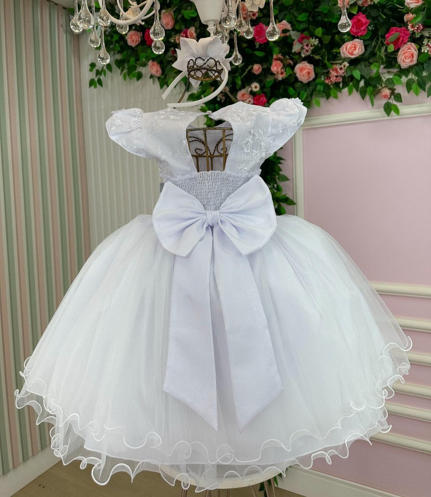Vestido Marie Jardim Encantado Mel Branco (VESTMRYKDSJRDENCTBRN)