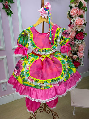 Vestido Junino Bell Rosilda - Leveza e Elegância para Meninas | Bebeloo Kids