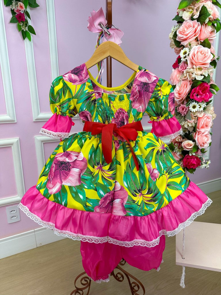 Vestido Junino Bell Rosilda - Leveza e Elegância para Meninas | Bebeloo Kids