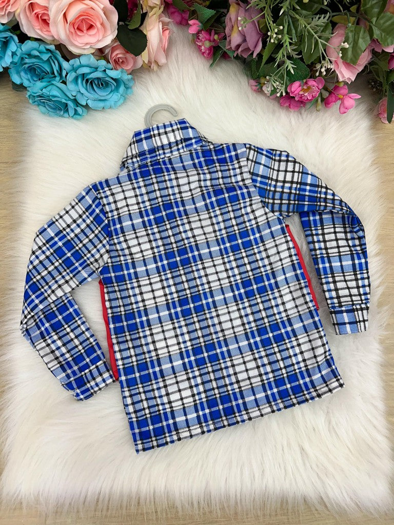 Camisa Junina Xadrez São João Colete Vermelho - Elegância e Conforto para os Pequenos | Bebeloo Kids