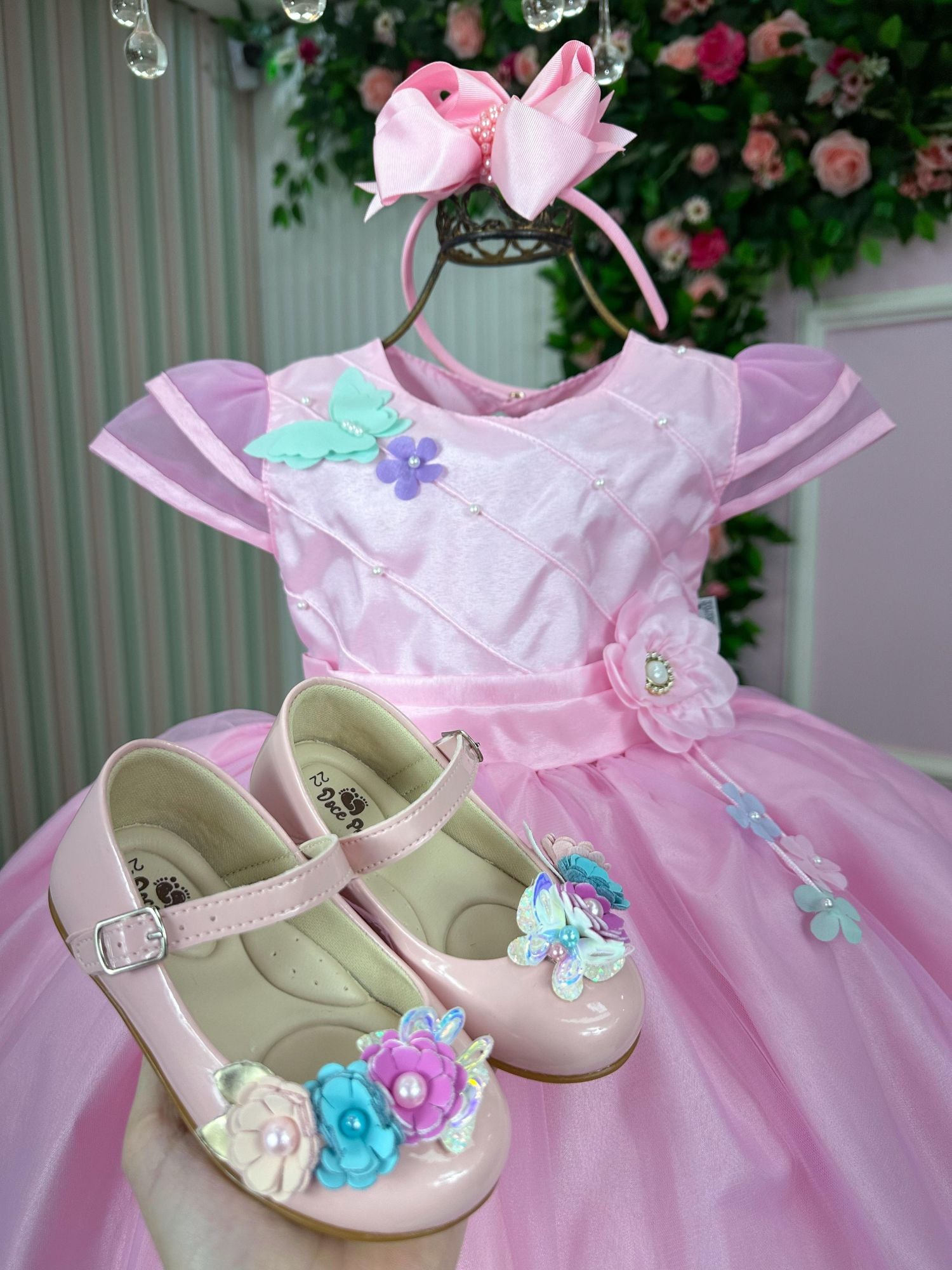 Vestido Marie Rosa Jardim Encantado Flores (VESTRSAJRDENCFLORES)