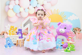 Vestido Temáticos Kids Ursinho Carinhosos (VESTURSNHCAR)