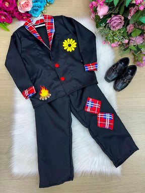 Conjunto Junino Princesa Seu Juca Terno Preto - Estilo Delicado para o Dia a Dia | Bebeloo Kids