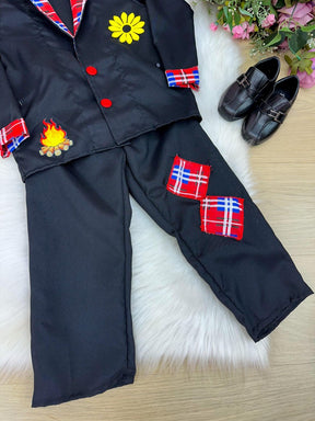 Conjunto Junino Princesa Seu Juca Terno Preto - Estilo Delicado para o Dia a Dia | Bebeloo Kids