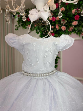 Vestido Marie Branco Ester - Leveza e Elegância para Meninas | Bebeloo Kids