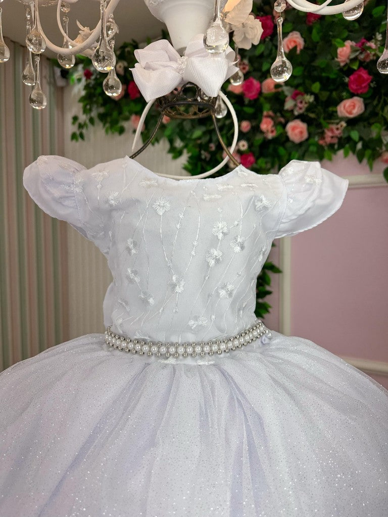 Vestido Marie Branco Ester - Leveza e Elegância para Meninas | Bebeloo Kids