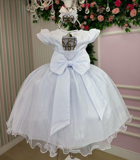 Vestido Marie Branco Ester - Leveza e Elegância para Meninas | Bebeloo Kids