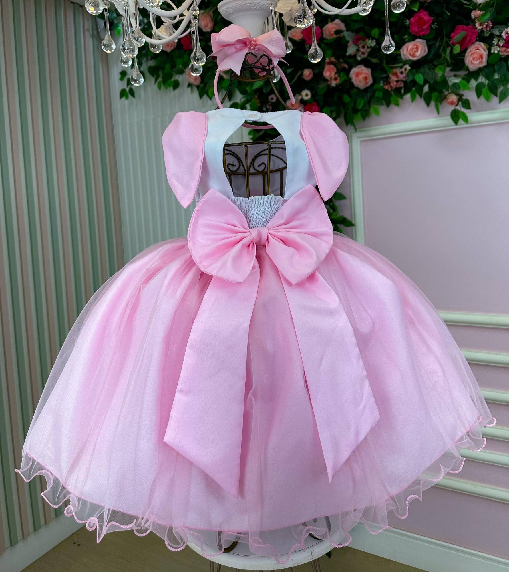 Vestido Marie Tematico Luxo Coelho/Coelhinho Pascoa - Leveza e Elegância para Meninas | Bebeloo Kids