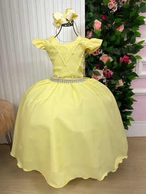 Vestido Ysa Kids Ariane Longo Amarelo - Leveza e Elegância para Meninas | Bebeloo Kids