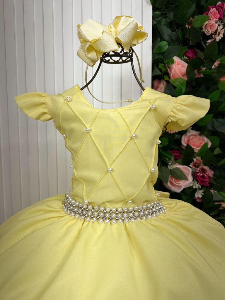 Vestido Ysa Kids Ariane Longo Amarelo - Leveza e Elegância para Meninas | Bebeloo Kids