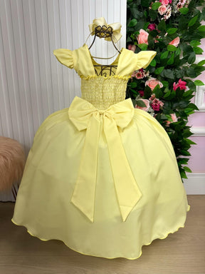 Vestido Ysa Kids Ariane Longo Amarelo - Leveza e Elegância para Meninas | Bebeloo Kids