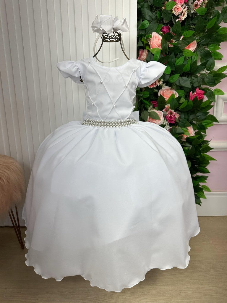 Vestido Ysa Kids Ariane Longo Branco - Leveza e Elegância para Meninas | Bebeloo Kids