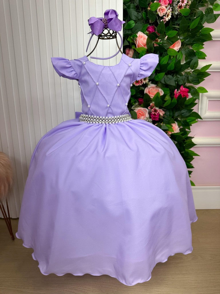 Vestido Ysa Kids Ariane Longo Lilás - Leveza e Elegância para Meninas | Bebeloo Kids