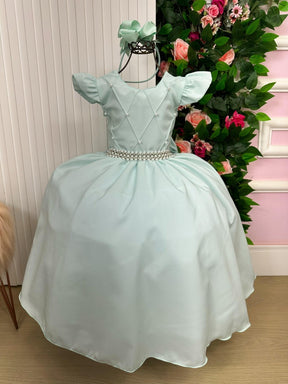 Vestido Ysa Kids Ariane Longo Verde Porto Fino - Leveza e Elegância para Meninas | Bebeloo Kids