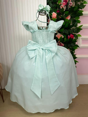 Vestido Ysa Kids Ariane Longo Verde Porto Fino - Leveza e Elegância para Meninas | Bebeloo Kids