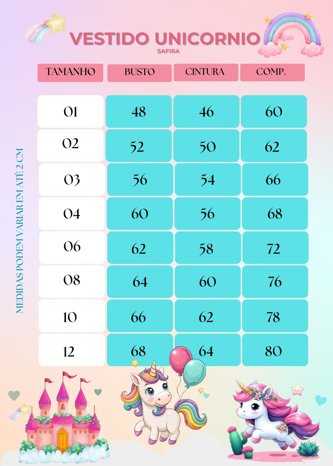 Vestido Mimadine Tematico Unicornio Safira Rosa Bebe - Leveza e Elegância para Meninas | Bebeloo Kids