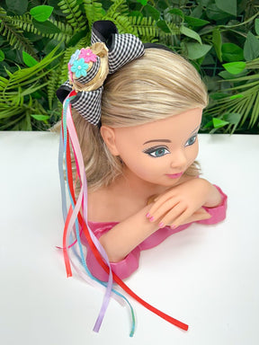 Tiara Preto Xadrez Junino - Estilo e Elegância para os Pequenos | Bebeloo Kids