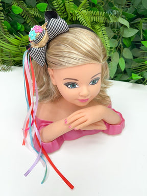 Tiara Preto Xadrez Junino - Estilo e Elegância para os Pequenos | Bebeloo Kids