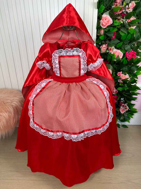 Fantasia Princesa Belli Longa Chapeuzinho Vermelho (FANTPRNCBLLCHPZNVMRL)