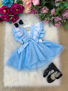 Romper/Vestido Princesa Alice no Pais das Maravilhas - Leveza e Elegância para Meninas | Bebeloo Kids