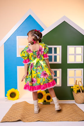 Vestido Junino Bell Rosilda - Leveza e Elegância para Meninas | Bebeloo Kids