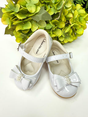 Sapatilha Flor Di Mila Charlote Branco - Leveza e Charme para os Pezinhos | Bebeloo Kids