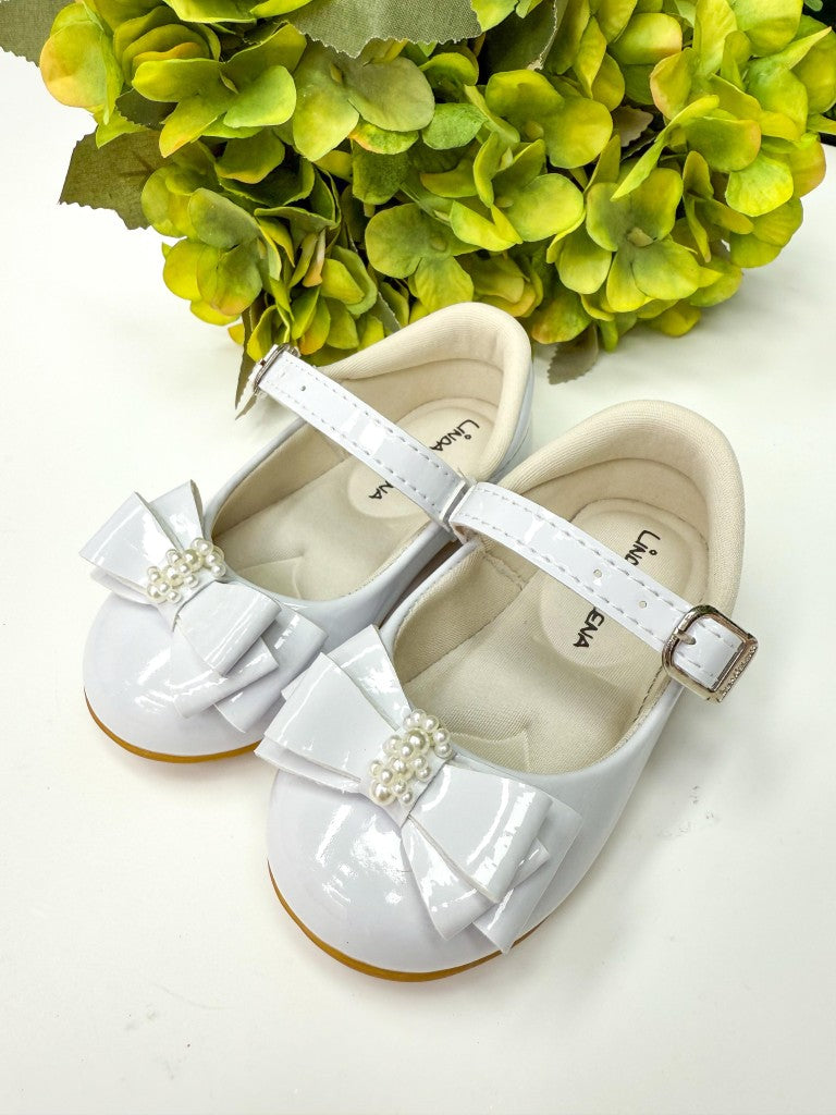 Sapatilha Flor Di Mila Charlote Branco - Leveza e Charme para os Pezinhos | Bebeloo Kids