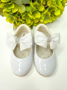 Sapatilha Flor Di Mila Penelope Branco - Leveza e Charme para os Pezinhos | Bebeloo Kids