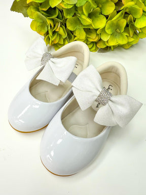 Sapatilha Flor Di Mila Penelope Branco - Leveza e Charme para os Pezinhos | Bebeloo Kids